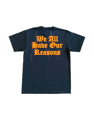 REVENGE & REDEMPTION CROSS - NAVY BLUE